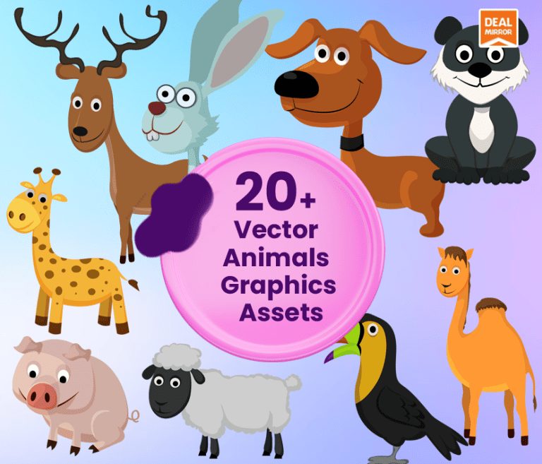 20+ Vector Animals Graphics Assets