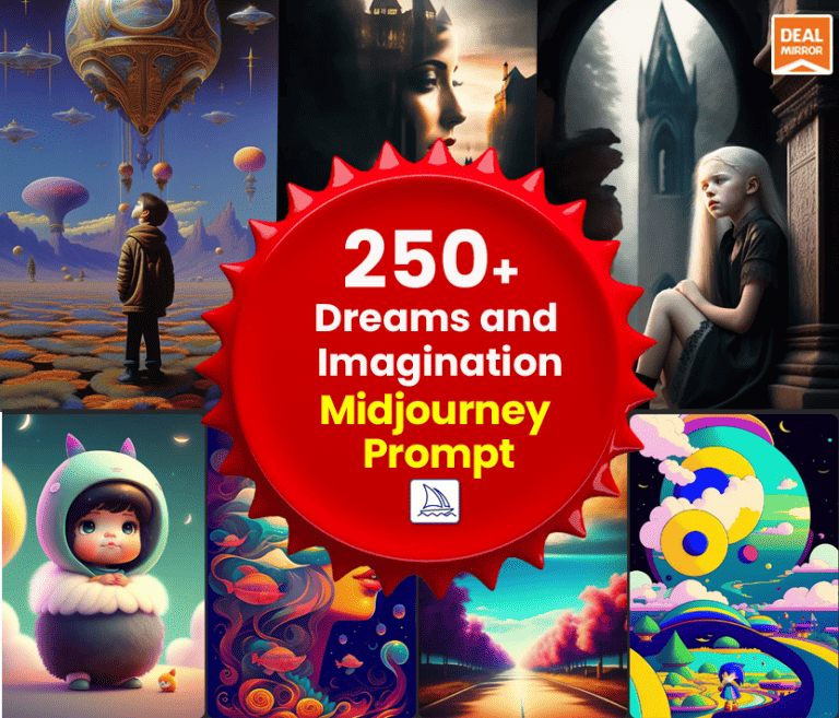 250+ Dreams and Imaginations Midjourney Prompt