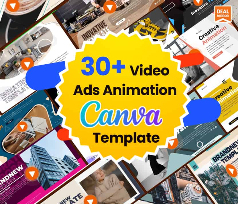 30+ Video Ads Animation Canva Templates