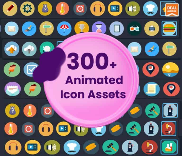 300+ Animated Icon Assets: Elevate Your Designs with Dynamic Visuals!