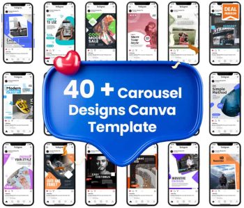 40+ Carousel Design Canva Templates