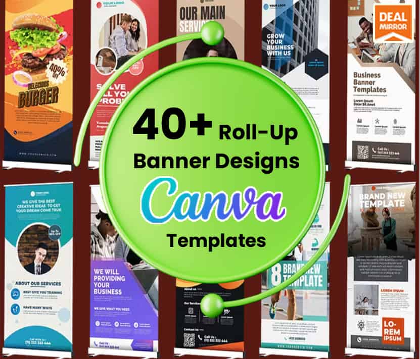 40+ Stunning Roll-Up Banner Design Canva Templates