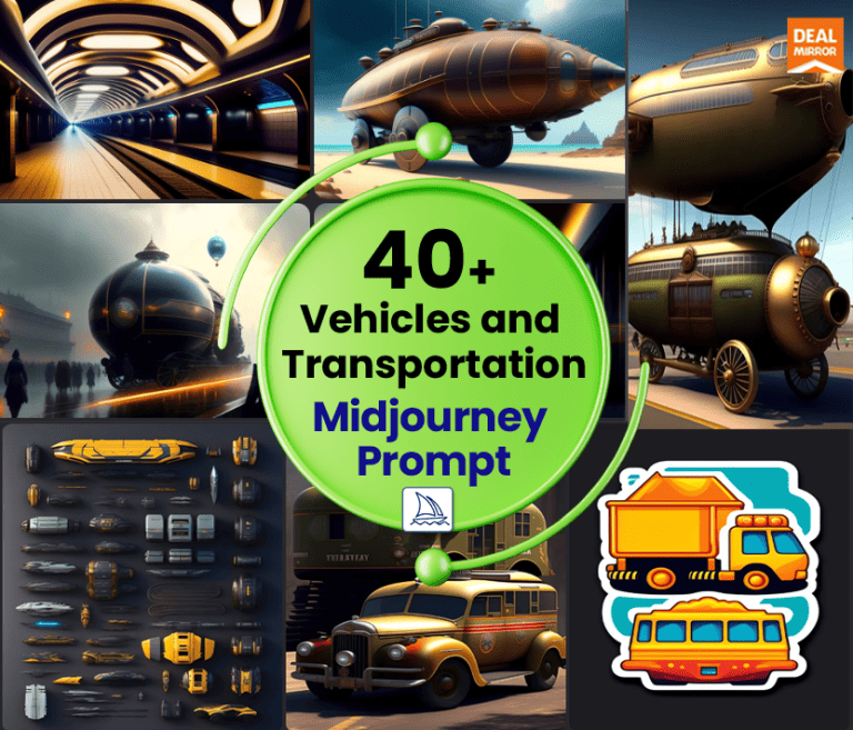 40+ Vehicles and Transportation Midjourney Prompt