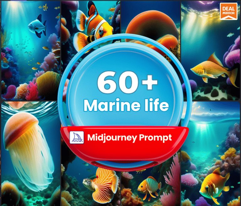 60+ Marine life Midjourney Prompt