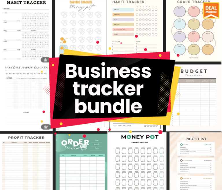 Ultimate Business Tracker Bundle: Unlock Your Full Potential!