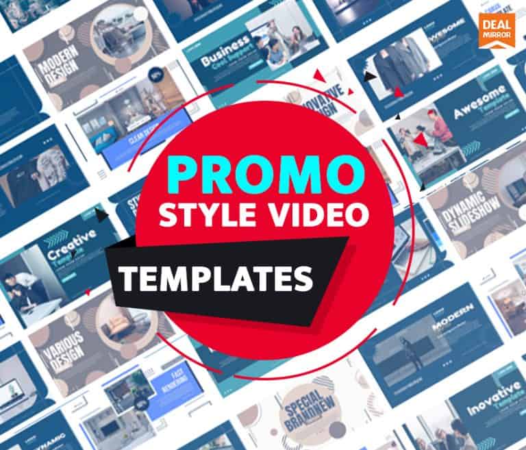 Promo style video templates