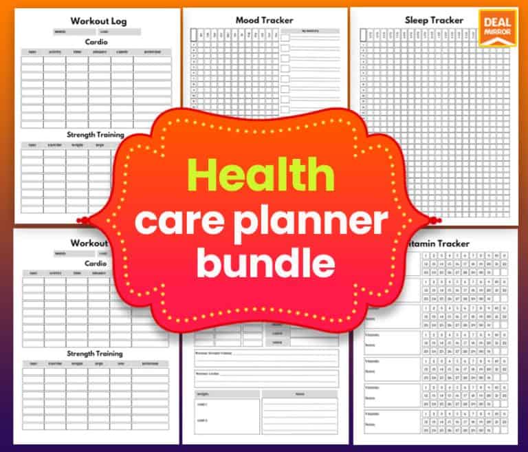 Ultimate Health Care Planner Bundle: Your Path to Organized Wellness