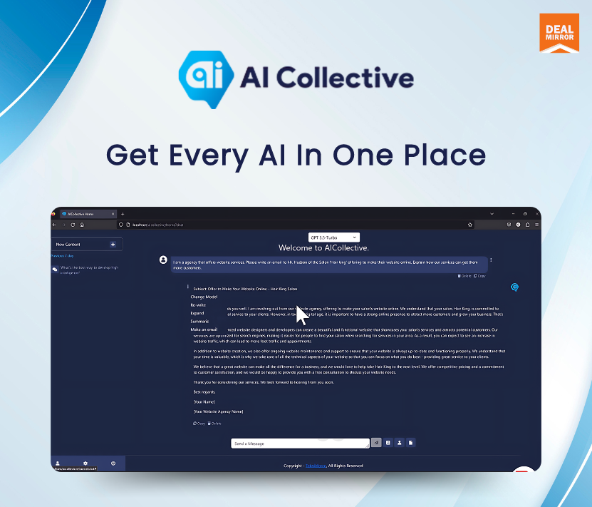 AI Collective : Create content using multiple AI models