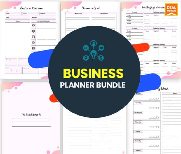 Ultimate Business Planner Bundle: Unlock Your Success!