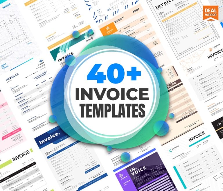 40 Invoice Design Templates