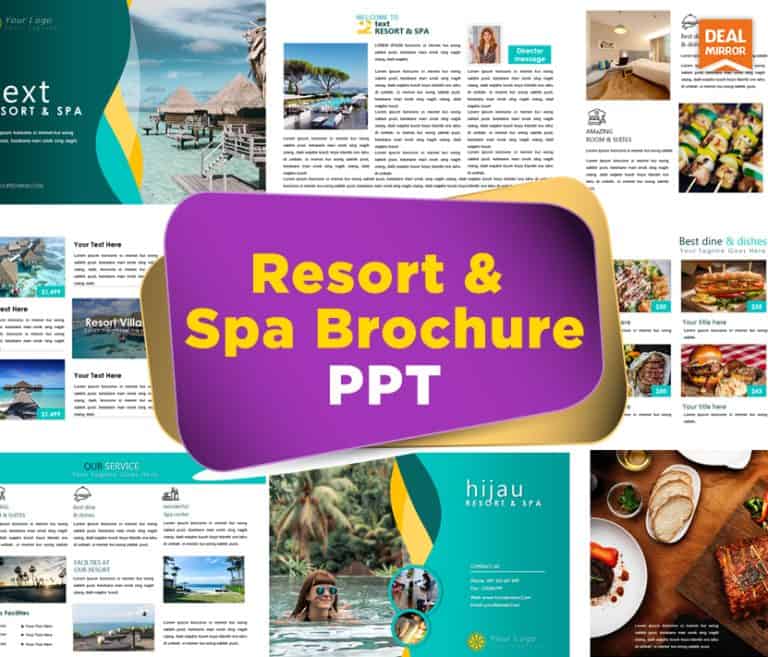 Resort and Spa Brochure PowerPoint Template