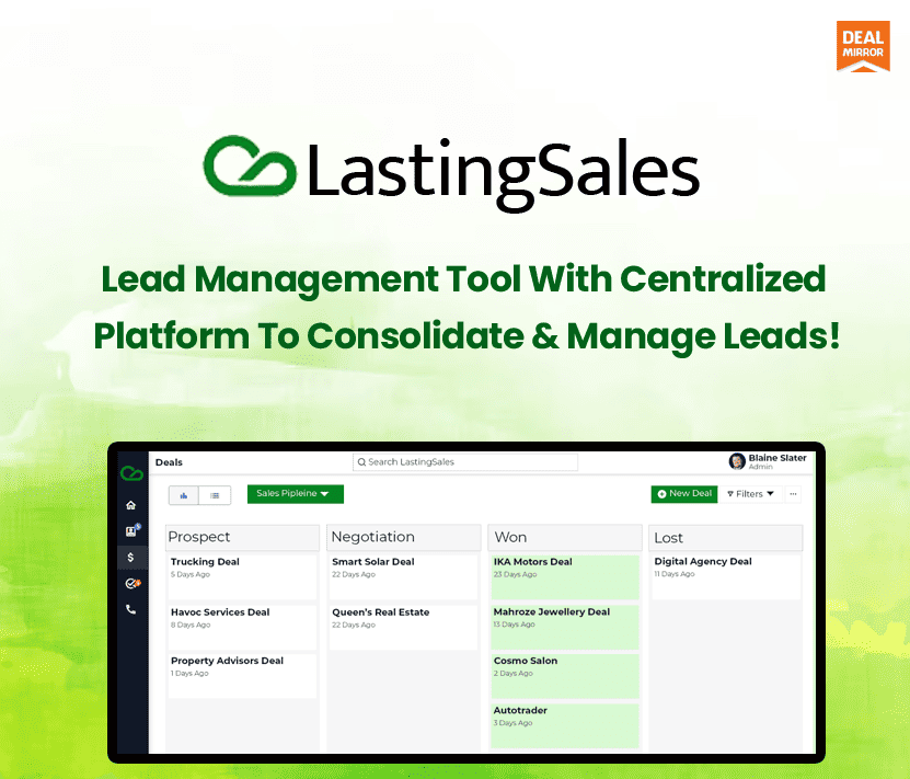 LastingSales : Manage Your Leads With Lead Management Tool