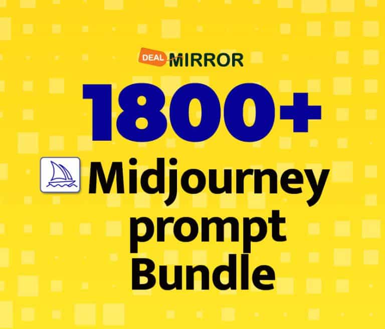 1800 Midjourney Prompts Bundle