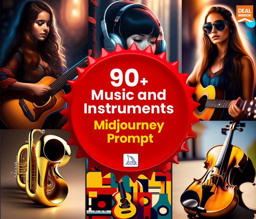 90+ Music and Instruments Midjourney Prompt