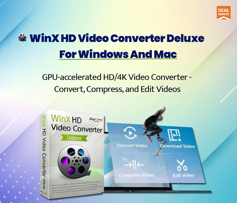 WinX HD Video Converter For Windows