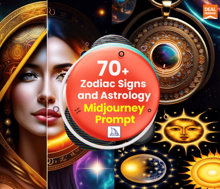 70+ Zodiac Signs and Astrology Midjourney Prompt