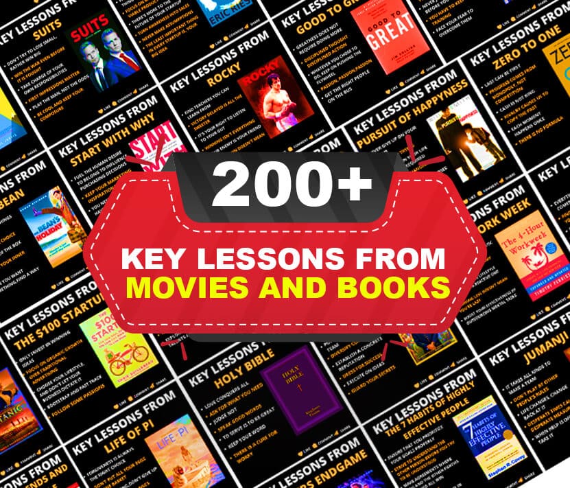 200+ Key Lessons from Movies and Books Lifetime Deal