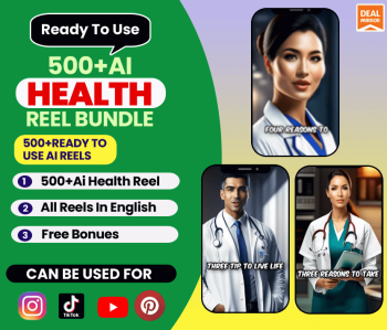 500+ AI Health Reel Bundle