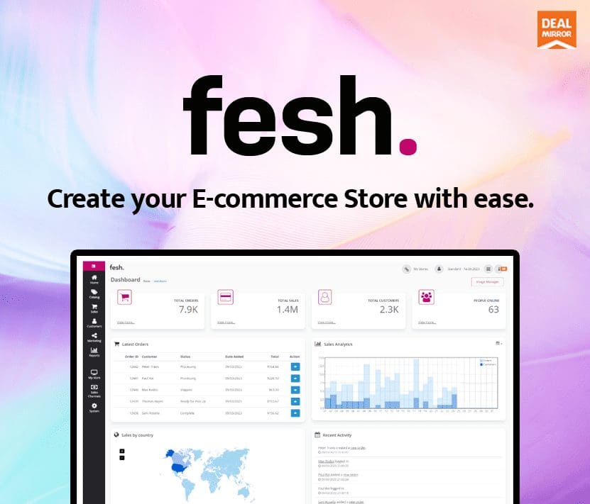 Fesh.Store : Create an online store hassle-free in minutes