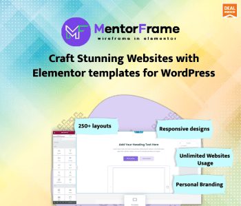 MentorFrame : A Vast Collection Of Wireframe Elementor Templates