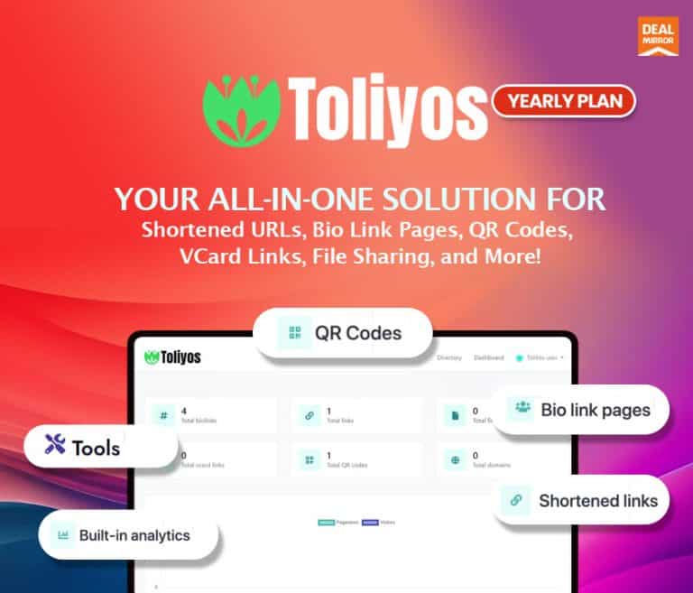 Toliyos Yearly Deal : A single platform for all your needs