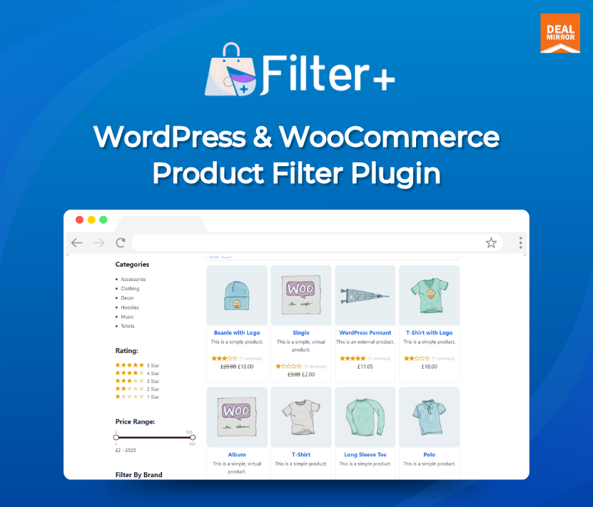 Filter Plus : Advanced Filtering Solutions for WordPress and WooCommerce
