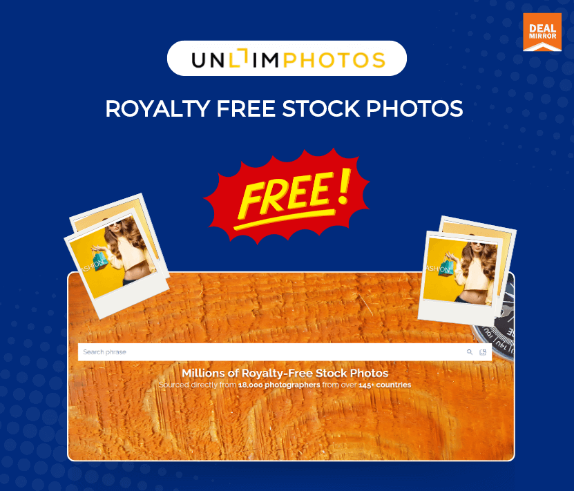 UnlimPhotos Free Deal : Royalty-Free Stock Photos