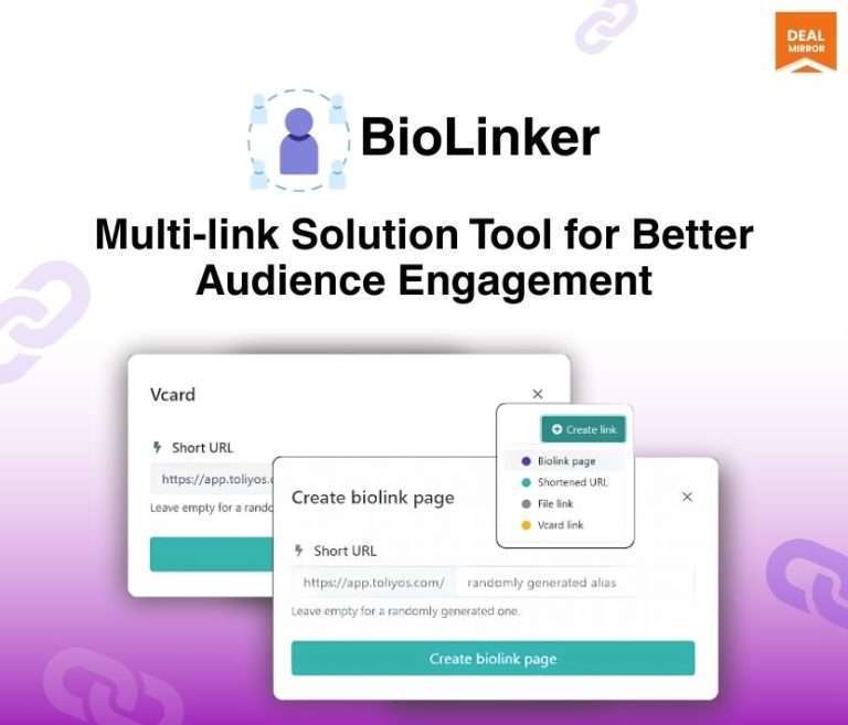 Biolink Pages Lifetime Deal : Best customizable bio link page for ...