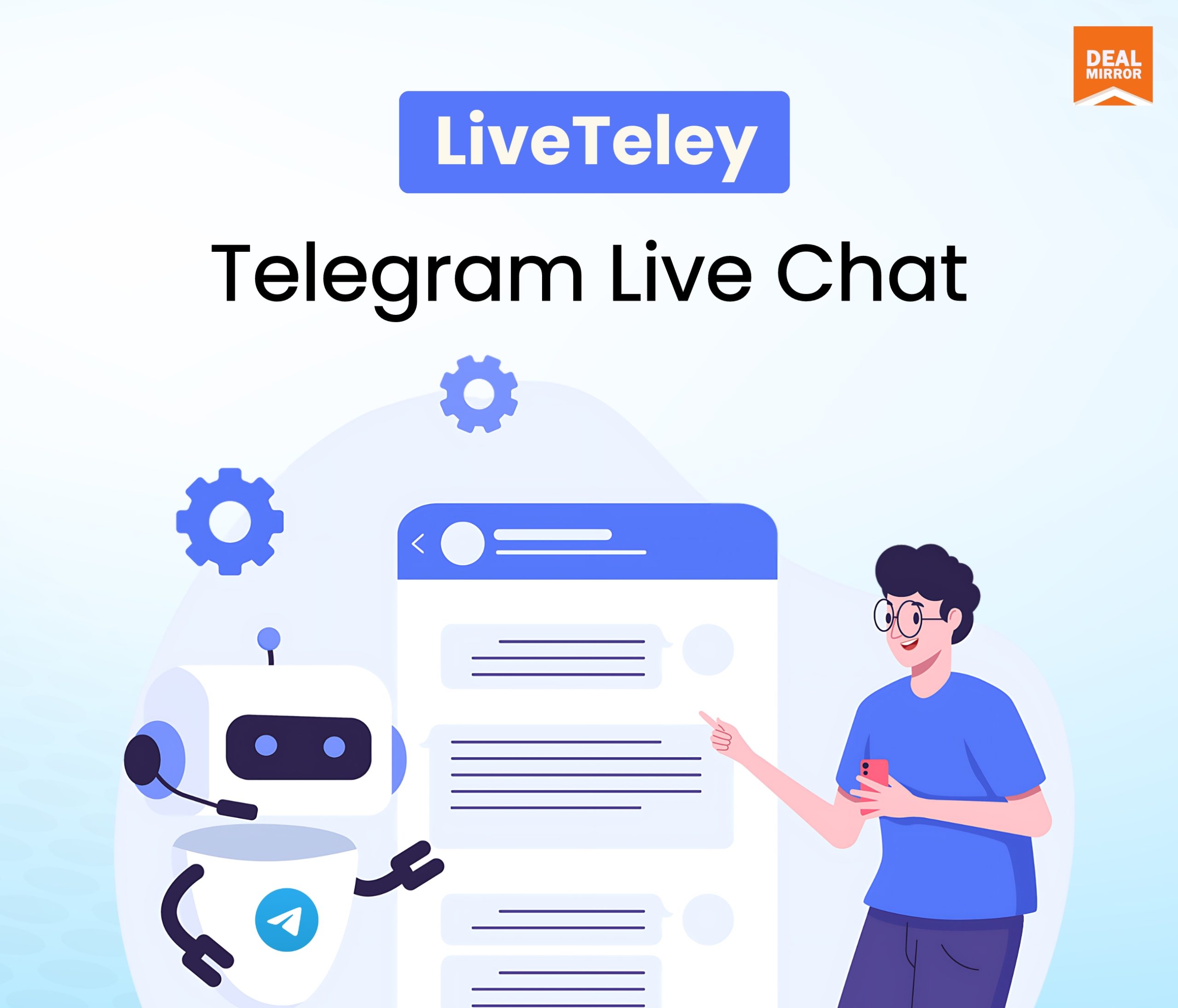 LiveTeley Telegram Live Chat : Make Your Conversations Smooth and Effective (Tier 2)