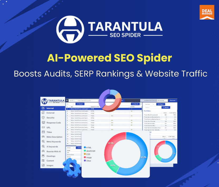 Tarantula SEO Spider : Rank Higher On The SERPs With Higher-Quality SEO