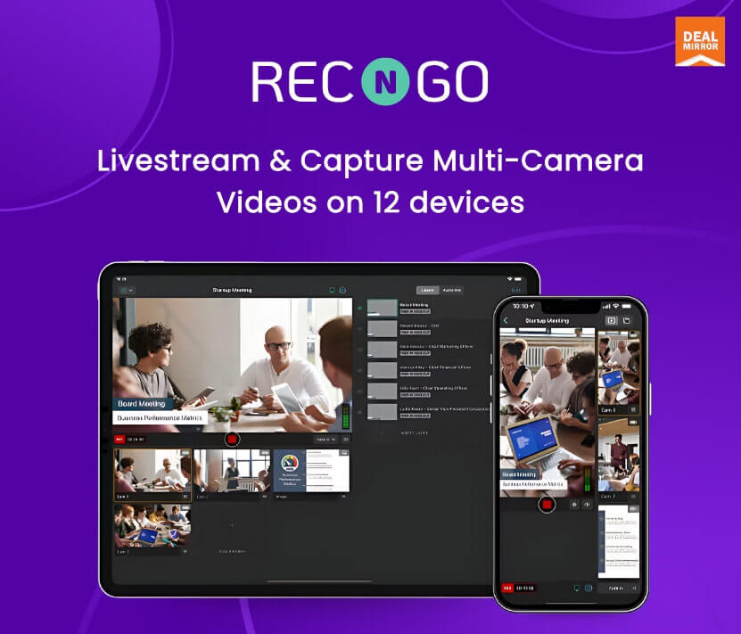 RECnGO : Pro Live Streaming & Recording With Your Mobile Devices