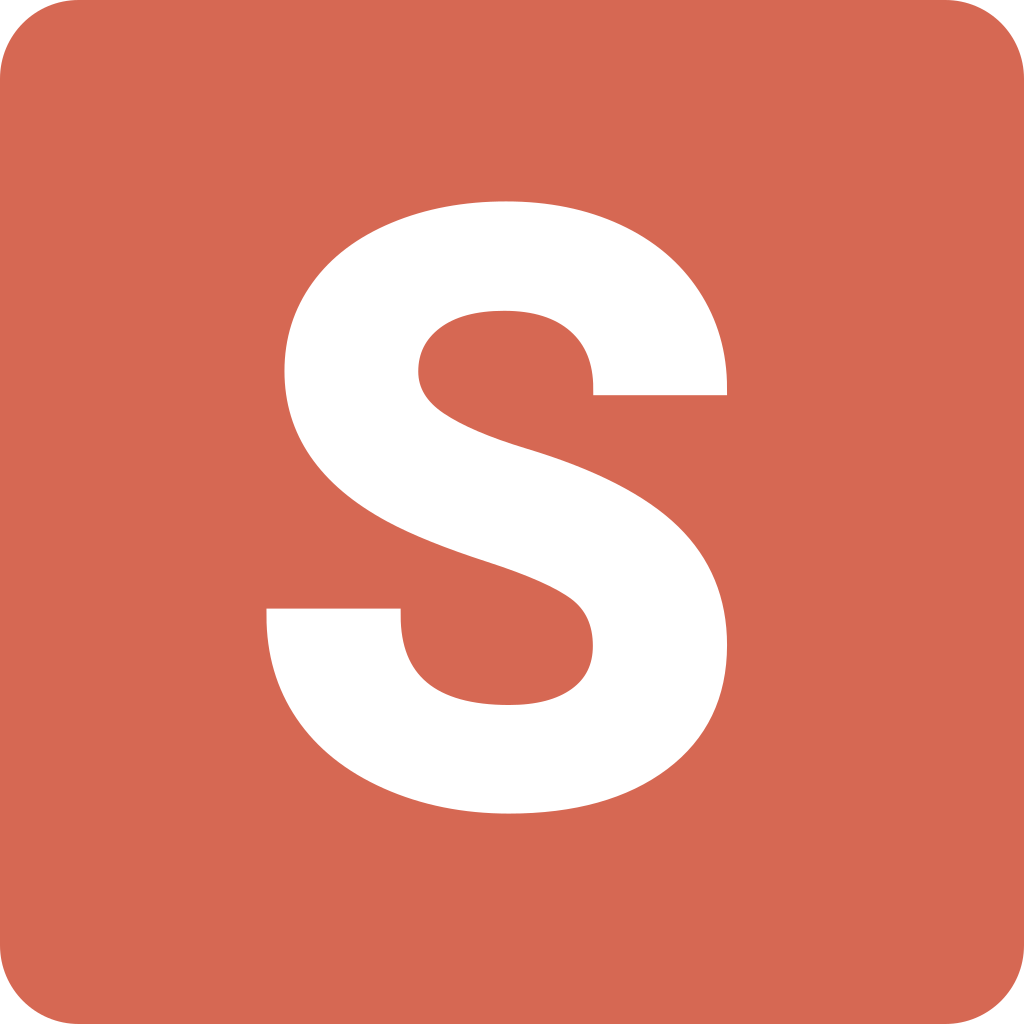 Subledger Logo - White S on an orange backgorund