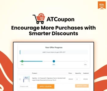 ATCoupon : Smart Coupons Automation Plugin to Boost Conversion