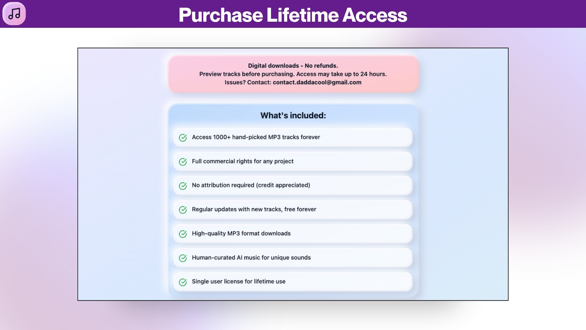 license music for commercial use, lifetime deal