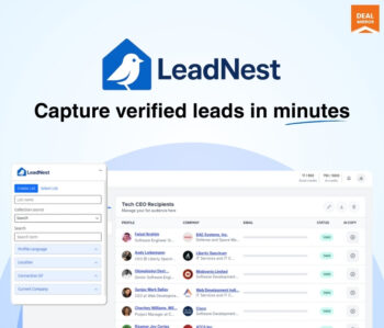 AI-powered LeadNest software for B2C and B2B LinkedIn lead generation software