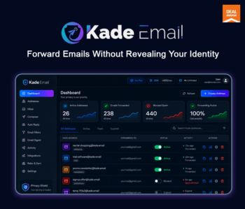 KadeEmail : Anonymous Email Generator & Spam Protection