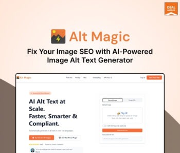 Alt Magic AI-powered alt text generator tool to enhance image SEO and improve website visibility
