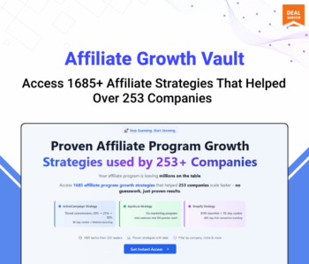 Affiliate Growth Vault: Grow Faster with 1685+ Proven Affiliate Marketing Strategies