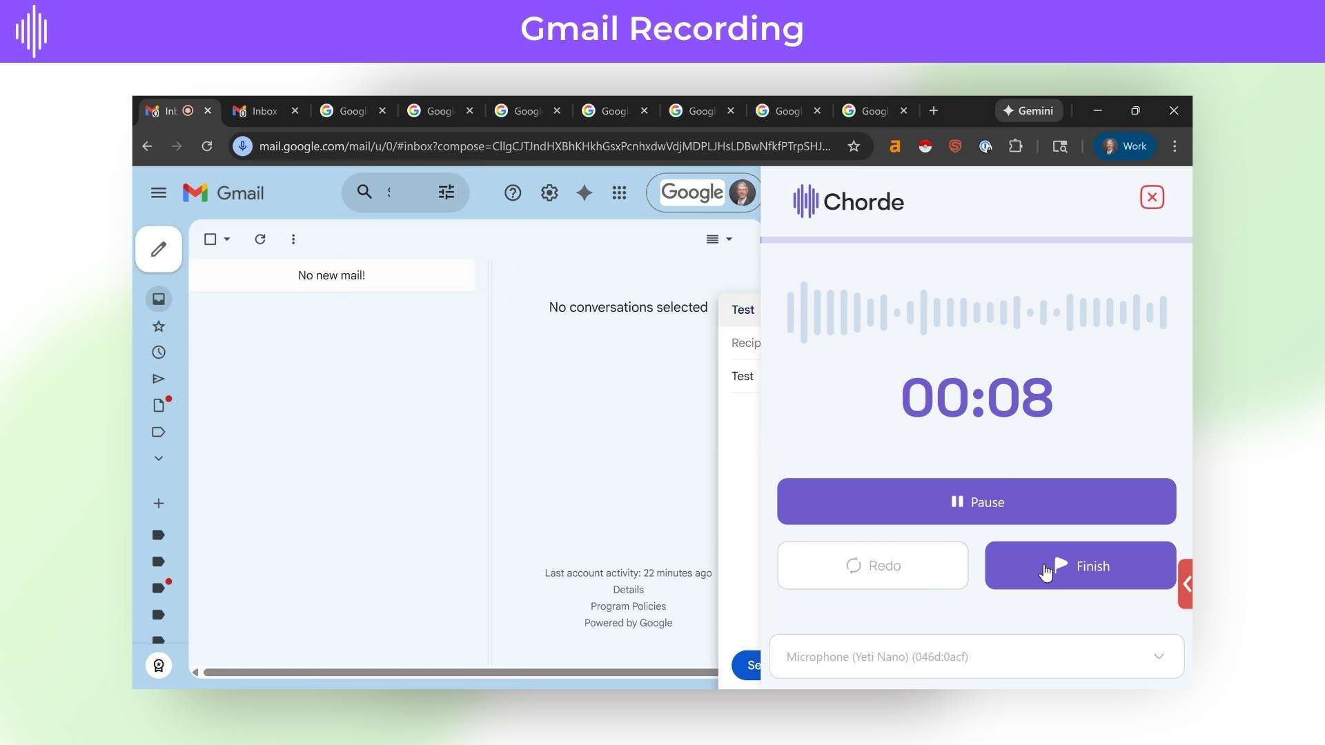 email voice recording tool