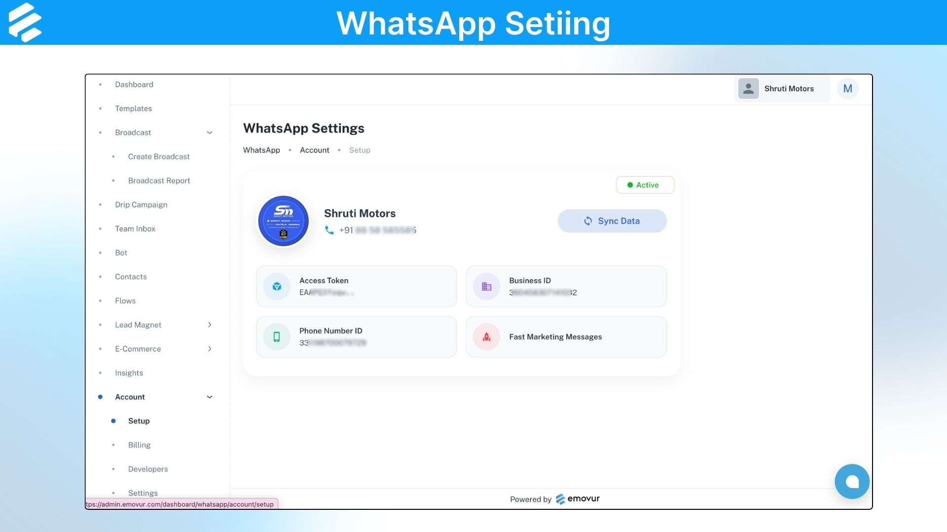 WhatsApp messaging chatbot 