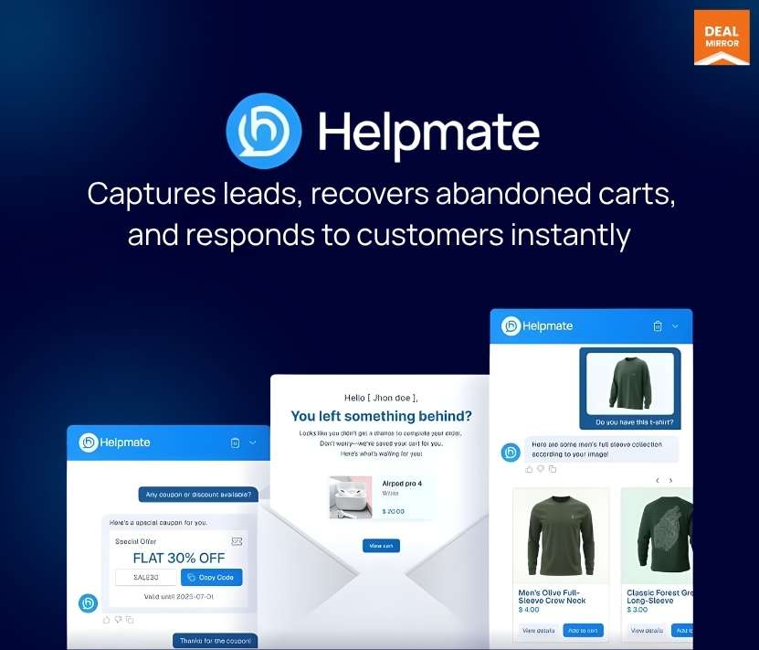 HelpMate: AI-Powered Live Chat and Automation Plugin for WooCommerce Stores