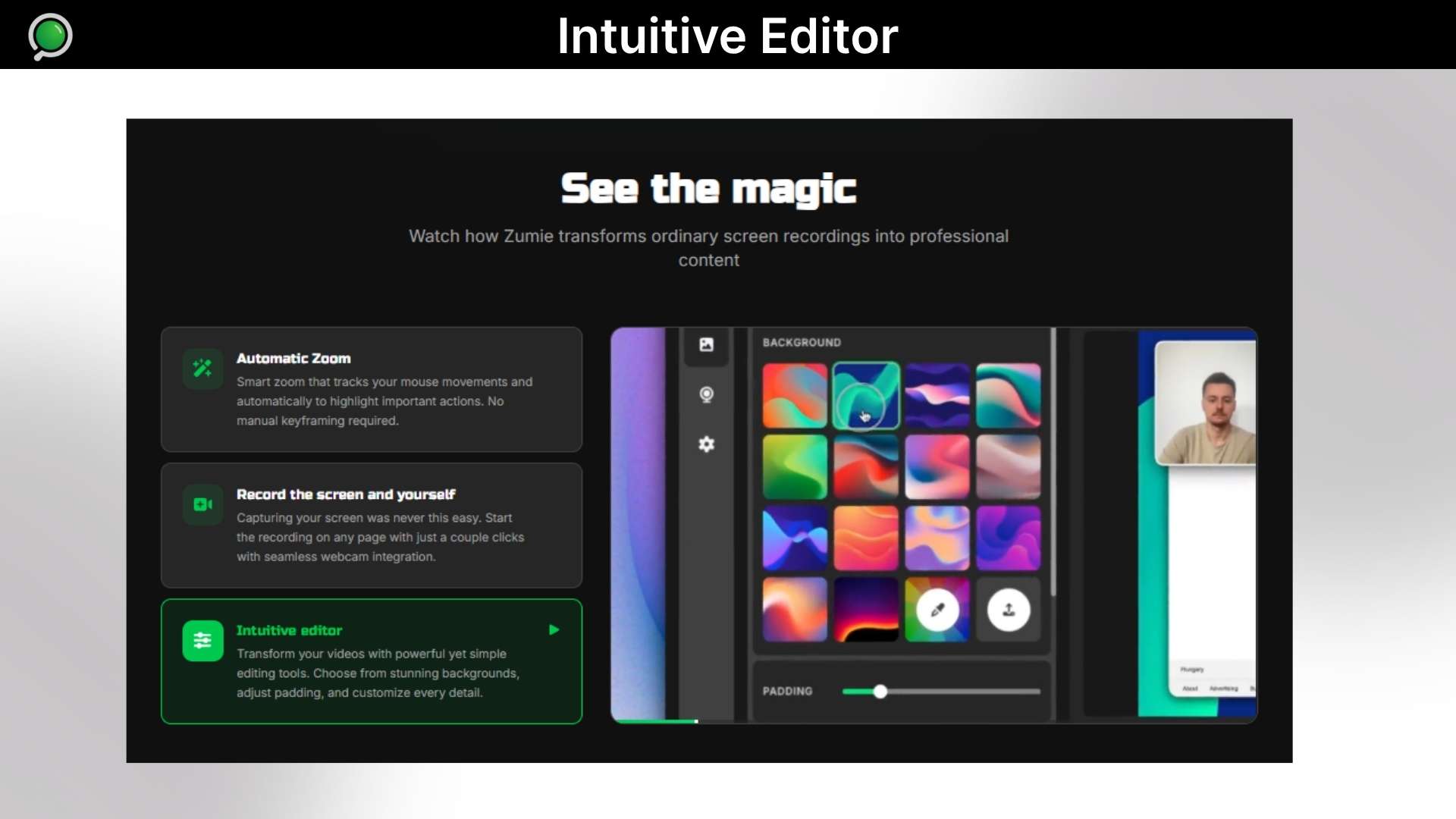 Screen recorder with audio 