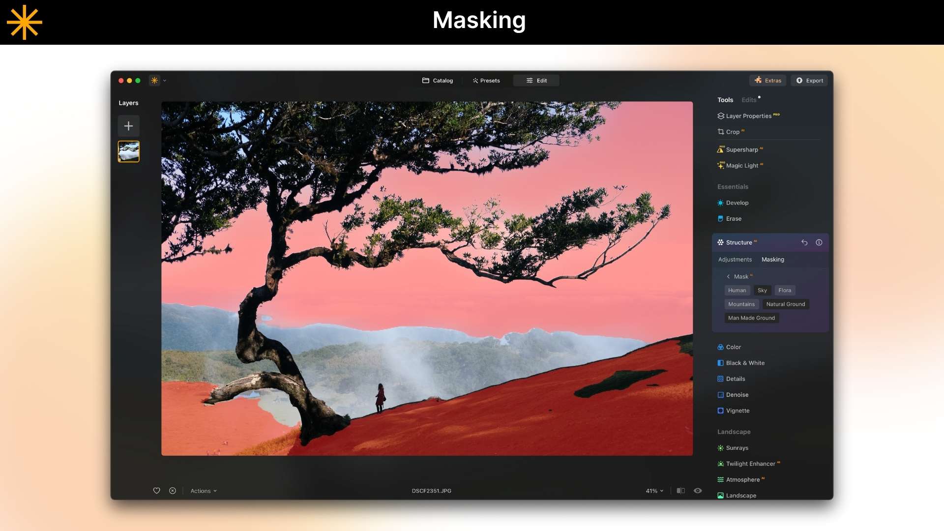 Remove elements from photo