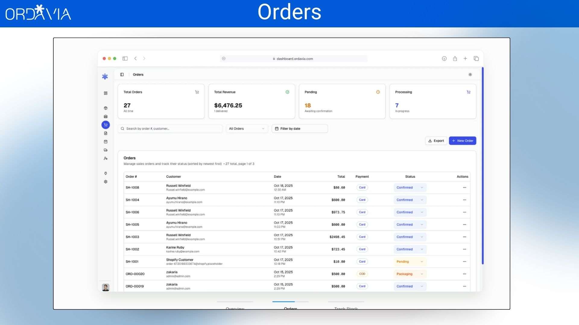 Inventory management software 