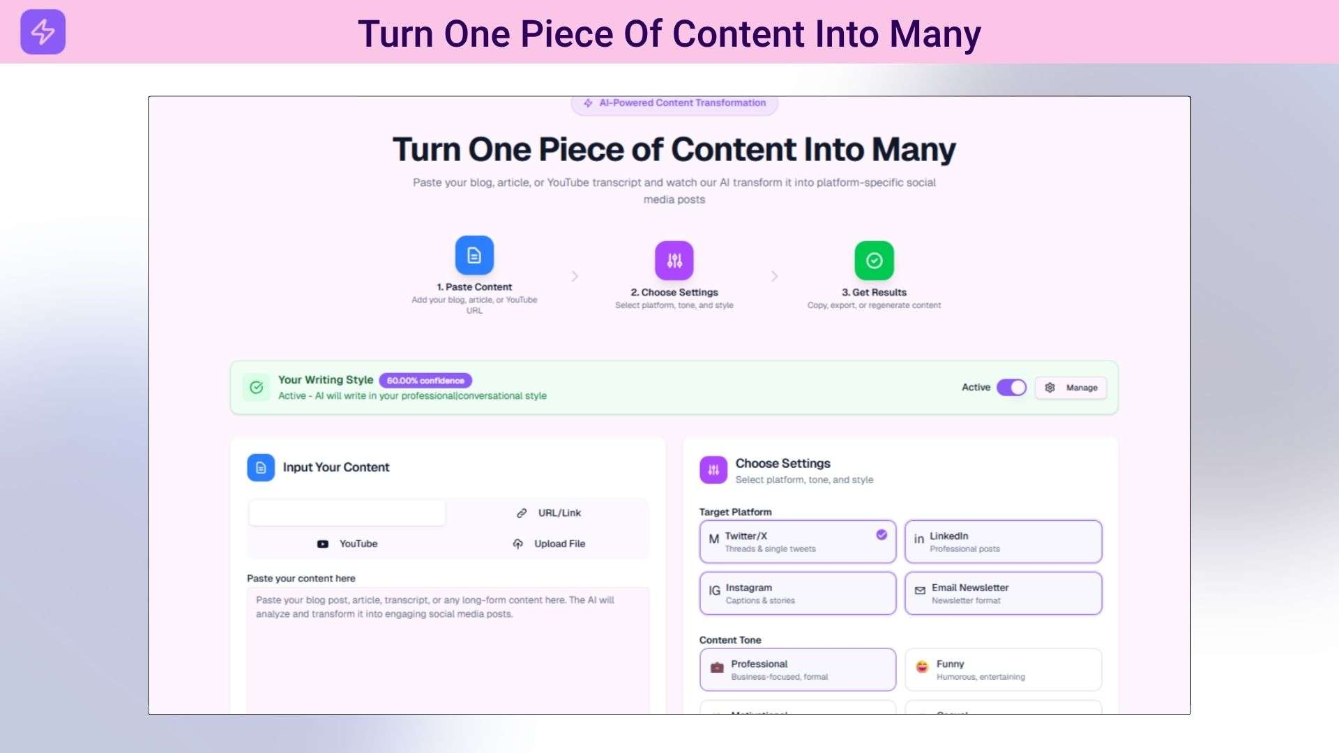 Short-form video repurposing