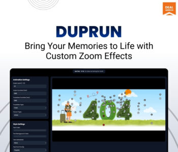 Create zoom transition videos from images using Duprun