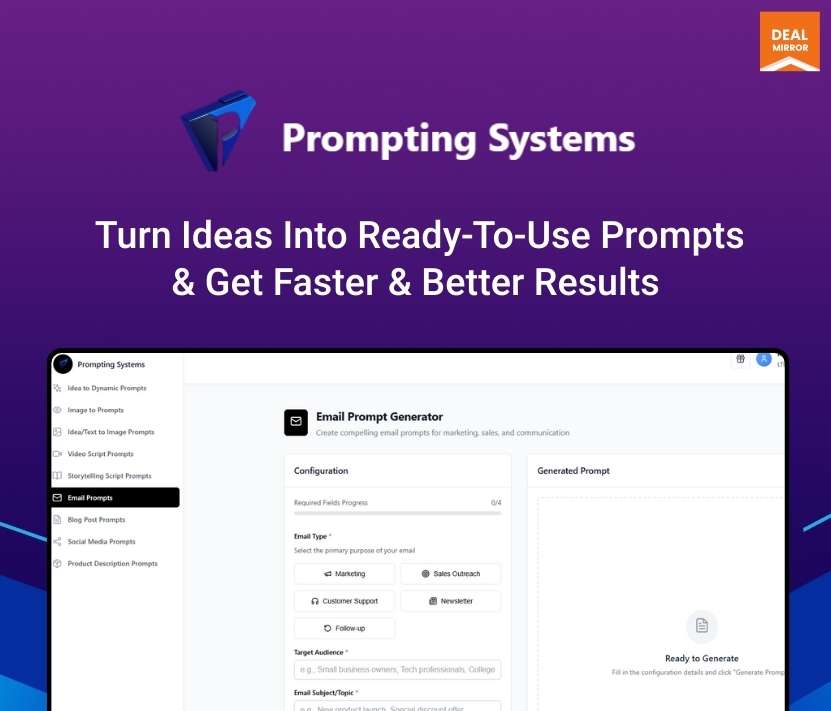 Prompting System advanced AI prompt generator software