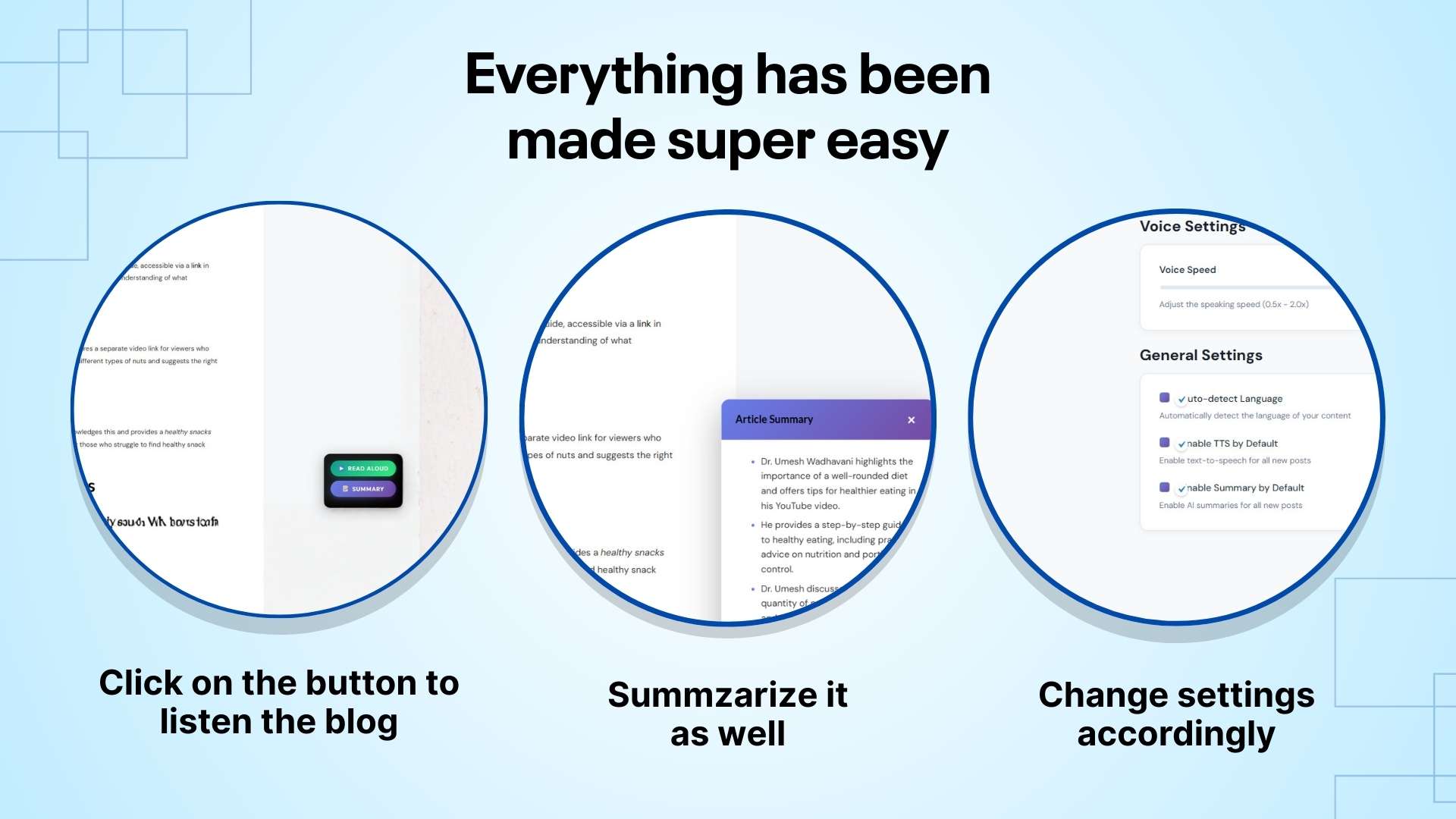 AI content summarizer 