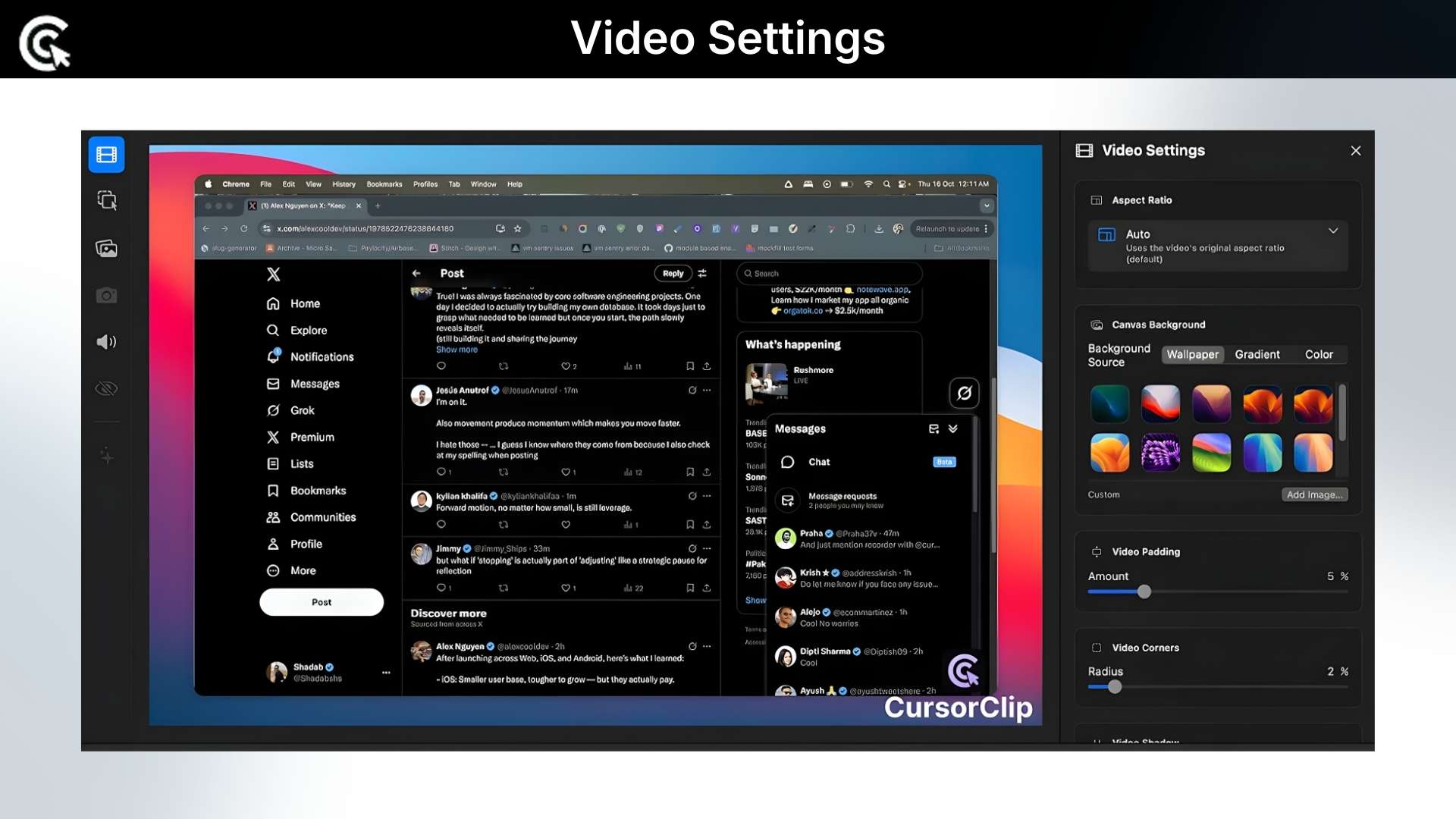  mac screen record tool with video