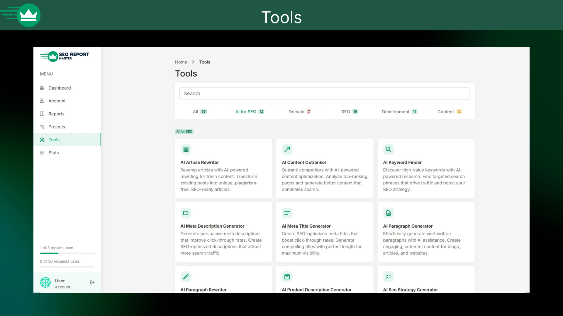 seo analysis report generator